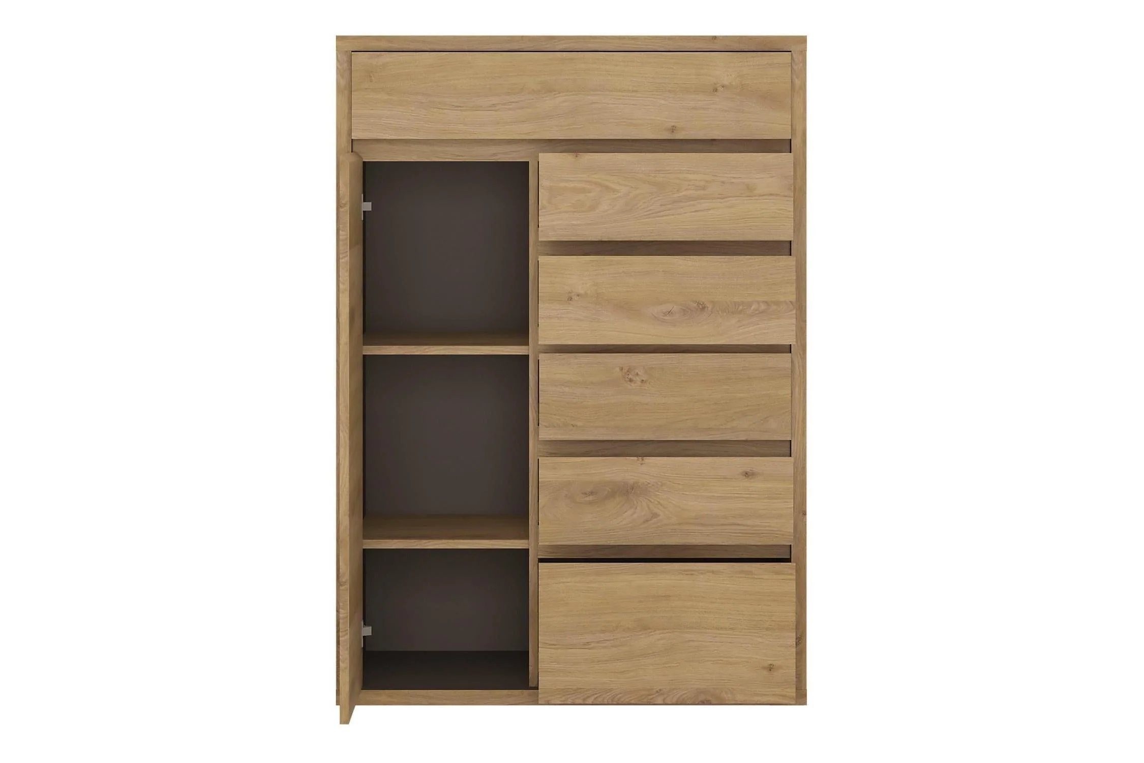Shetland 1 Door 6 Drawer Cupboard - Image 3