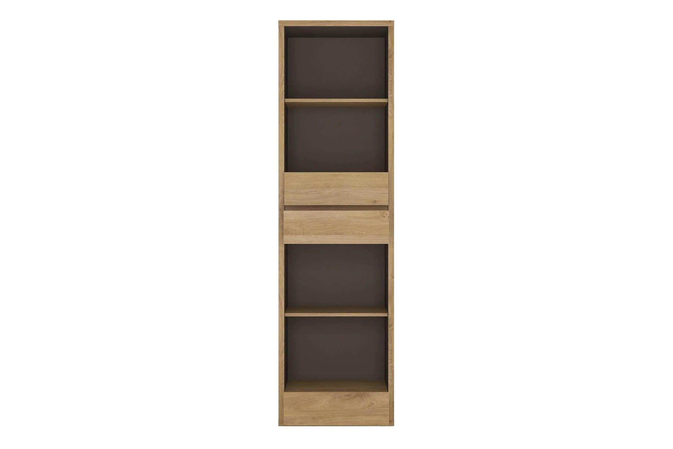 Shetland Tall Narrow 3 Drawer Bookcase - Image 3