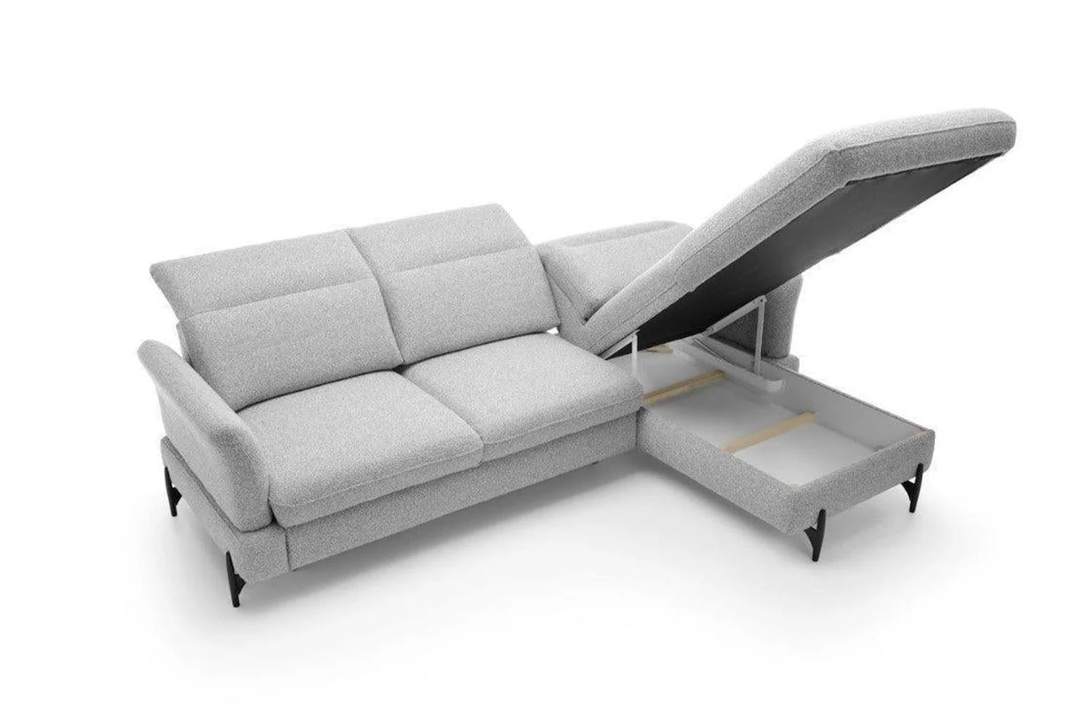 Sienna 3 Corner Sofa Bed With Storage - Image 3