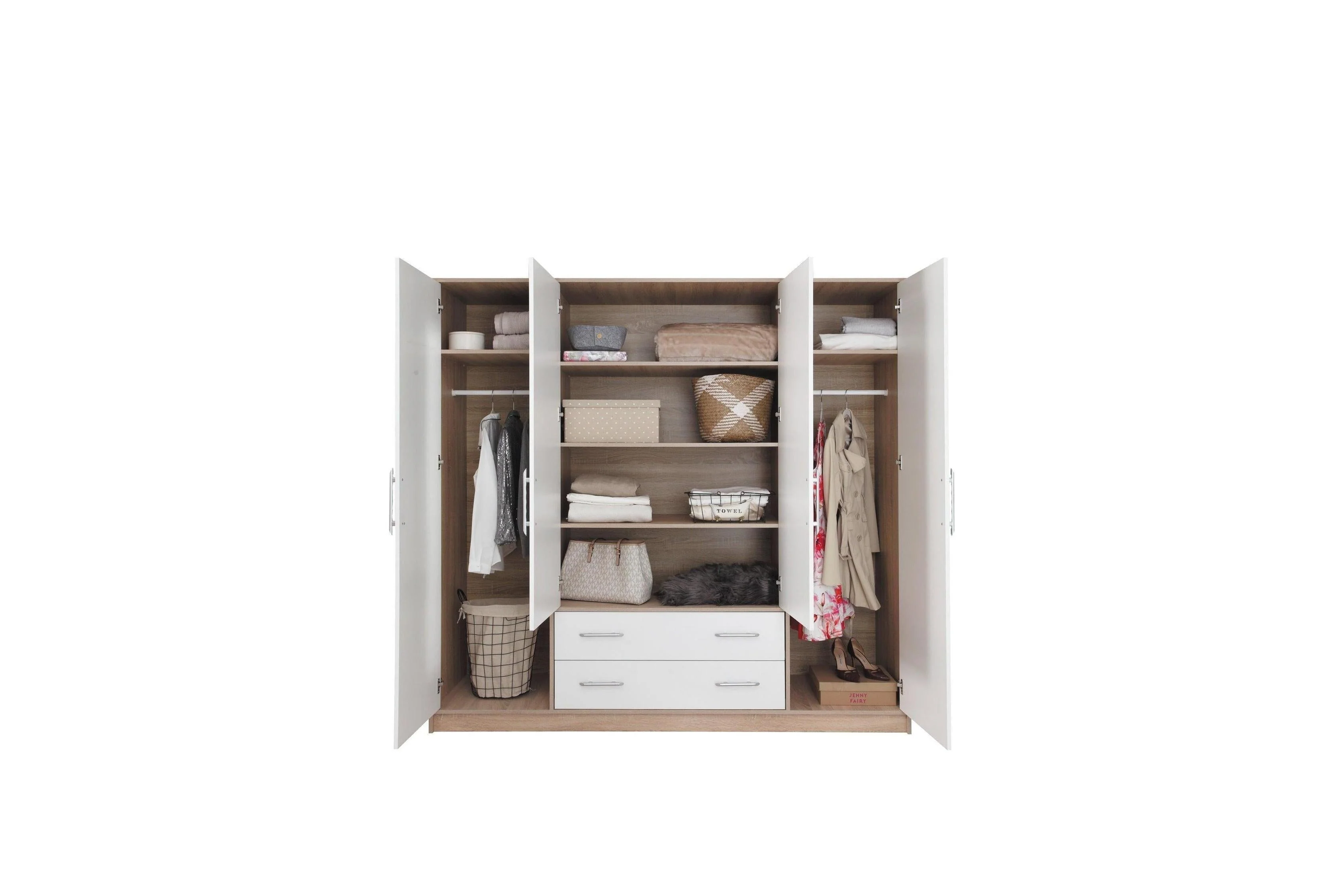Smarty Wardrobe With Mirror - Image 2