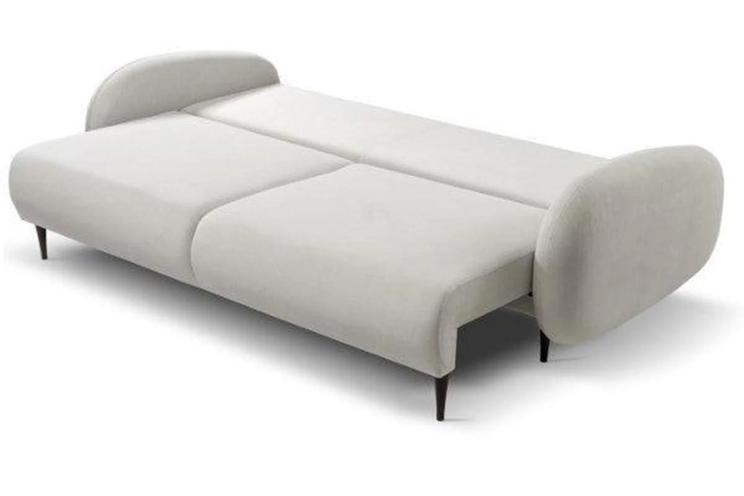 Soft 3 Seater Sofa Bed With Storage - Image 4