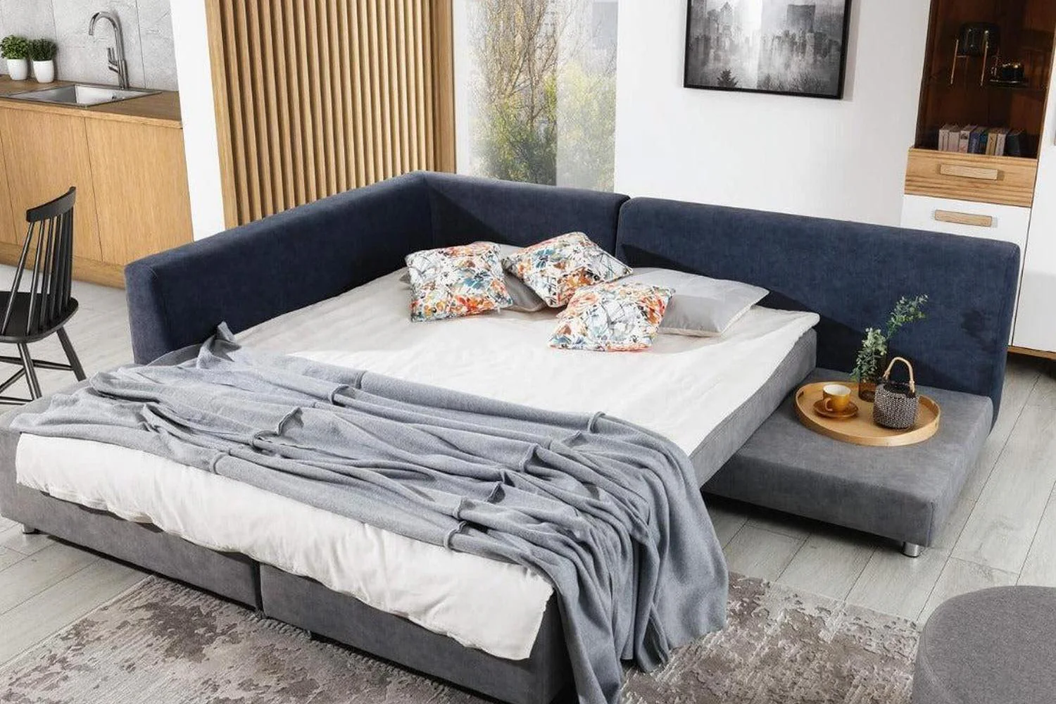 Split Corner Sofa Bed - Image 4