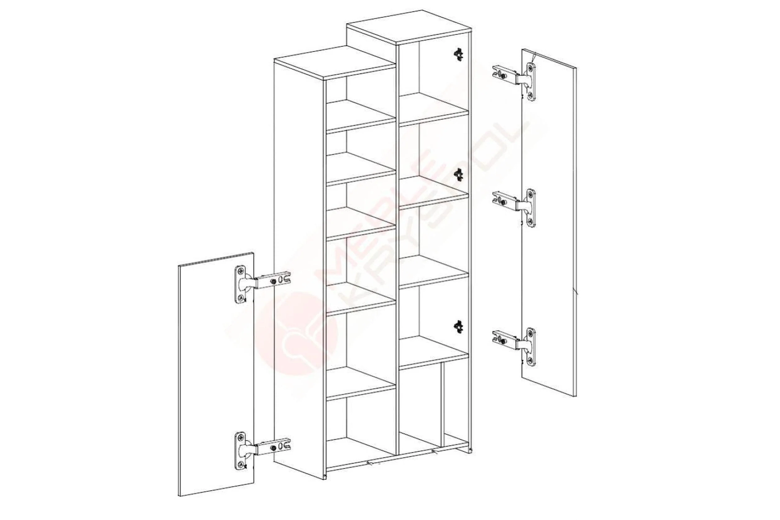 Tablo Cabinet 80 - Image 3
