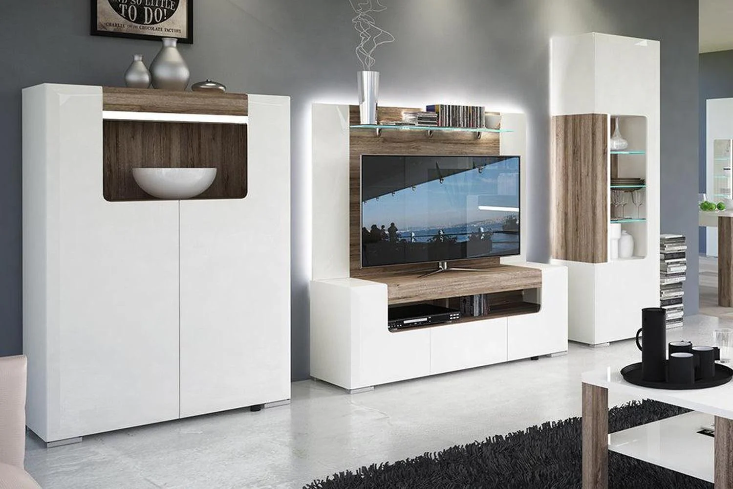 Toronto 140cm Wide Tv Cabinet - Image 6