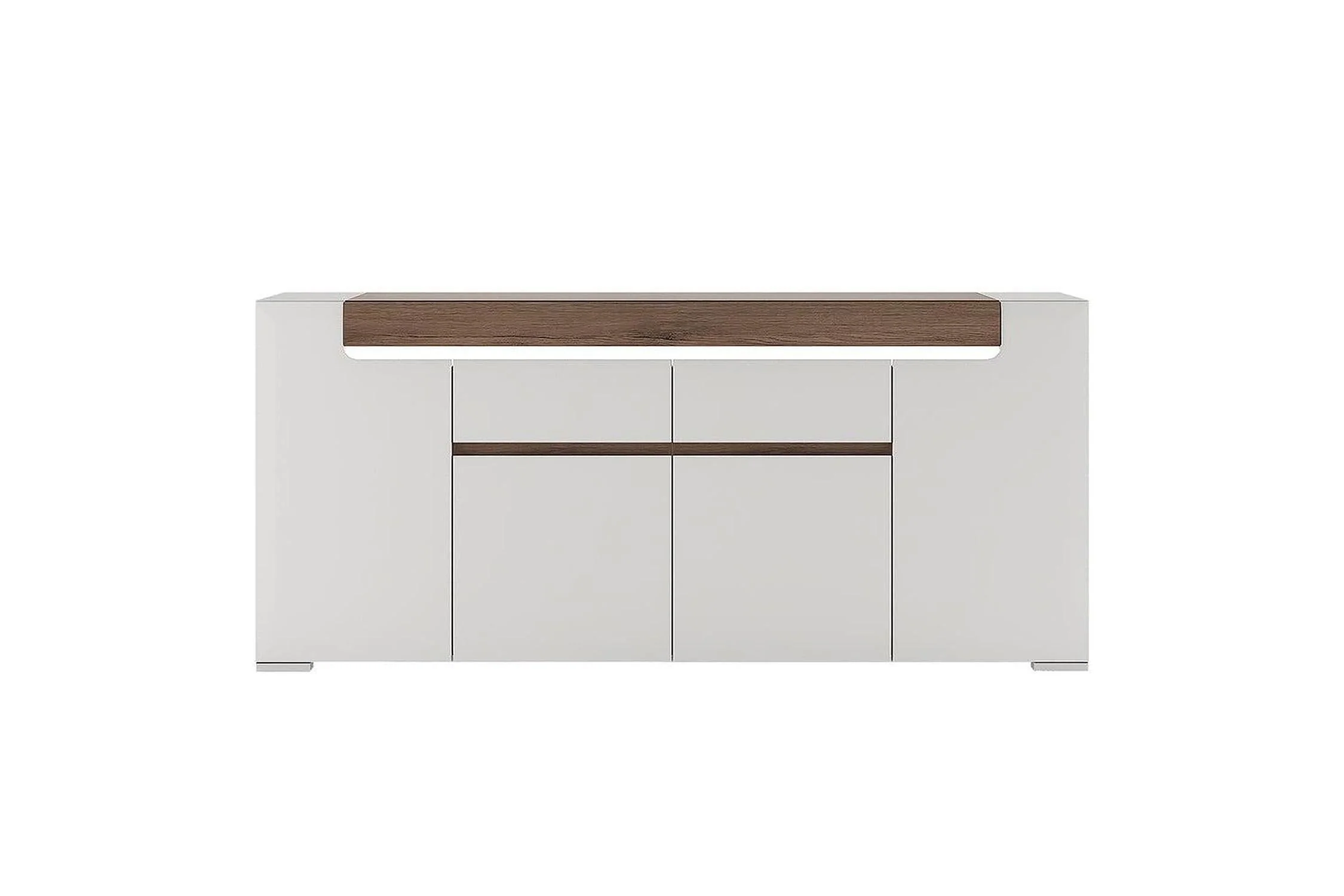 Toronto Wide 4 Door 2 Drawer Sideboard (Inc. Plexi Lighting) - Image 2