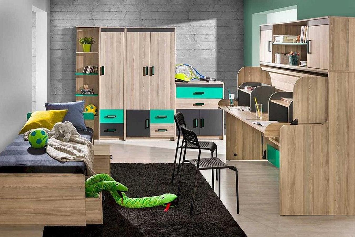 Ultimo U17 Express Delivery Desk Top Dark Coimbra Ash/Green - Image 2