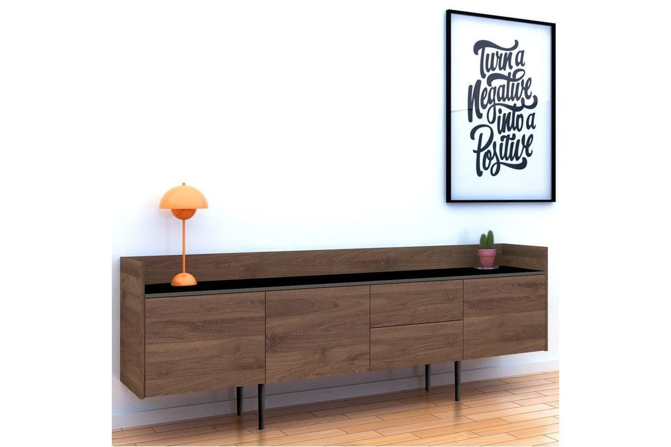 Unit Sideboard 2 Drawers 3 Doors - Image 6