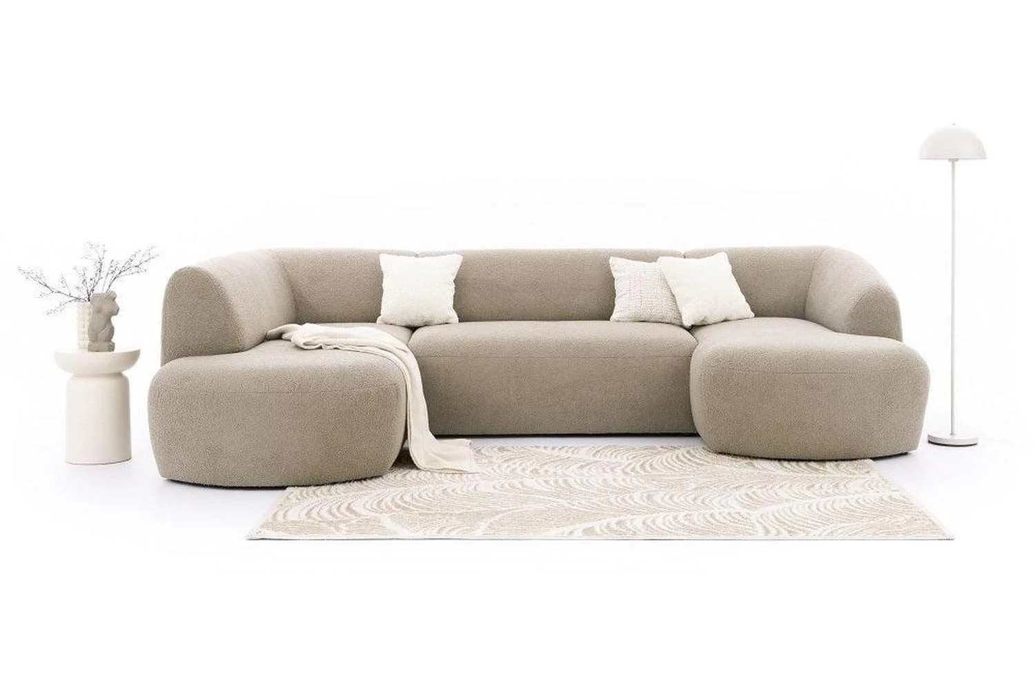 Varesso U Shape Corner Sofa - Image 10