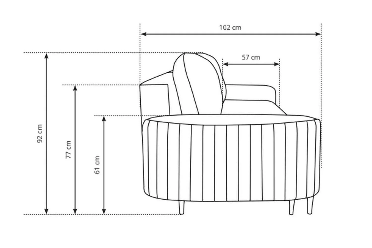 Veno 3 Seater Sofa Bed With Storage - Image 8