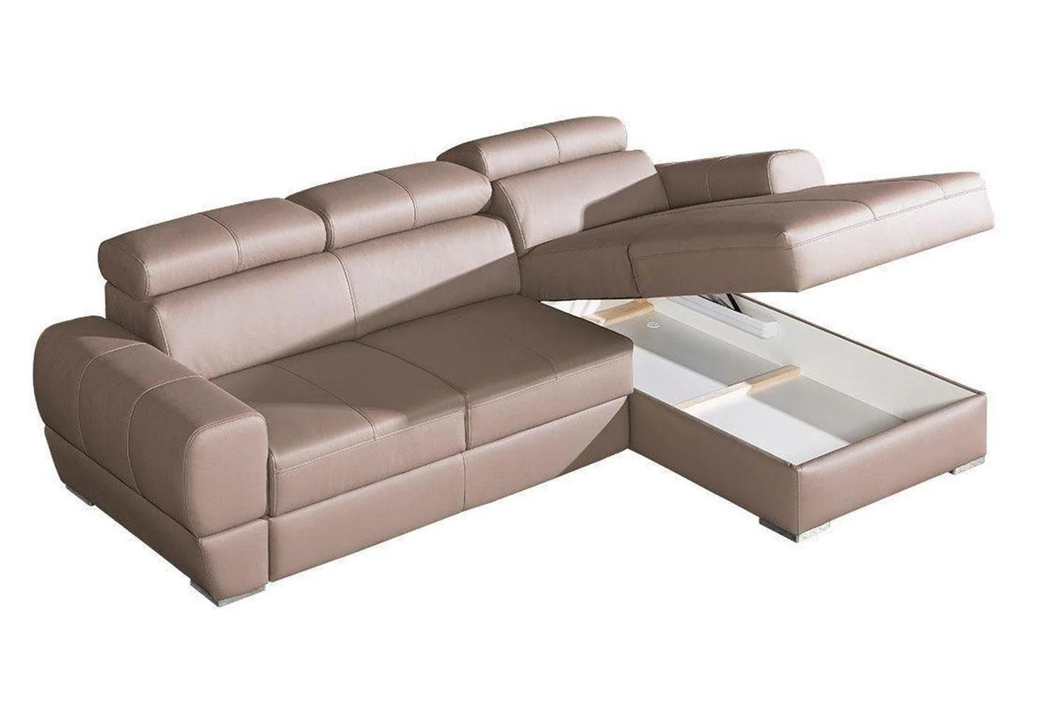 Vento I Corner Sofa Bed With Storage - Image 3