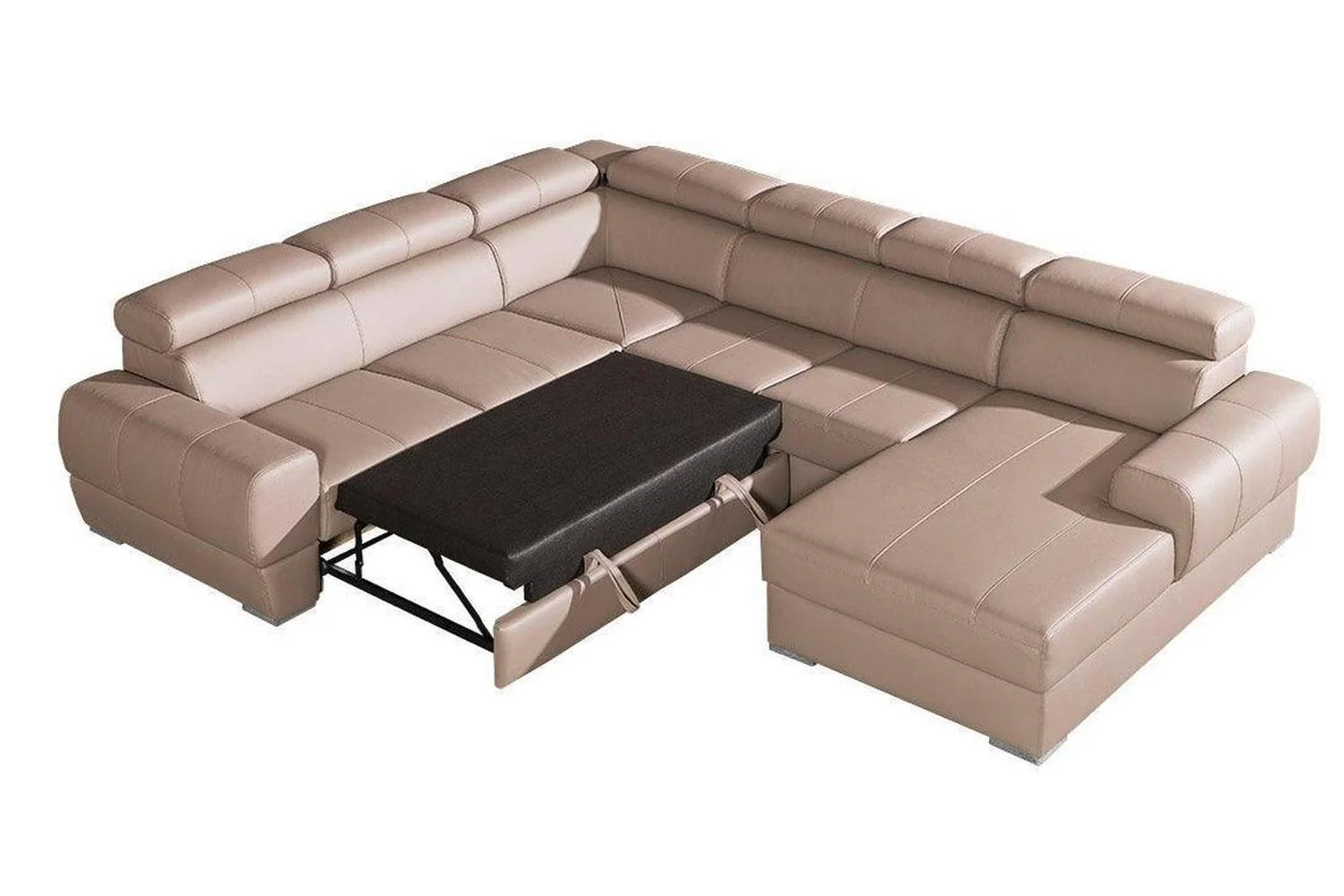 Vento III U Shape Corner Sofa Bed - Image 3