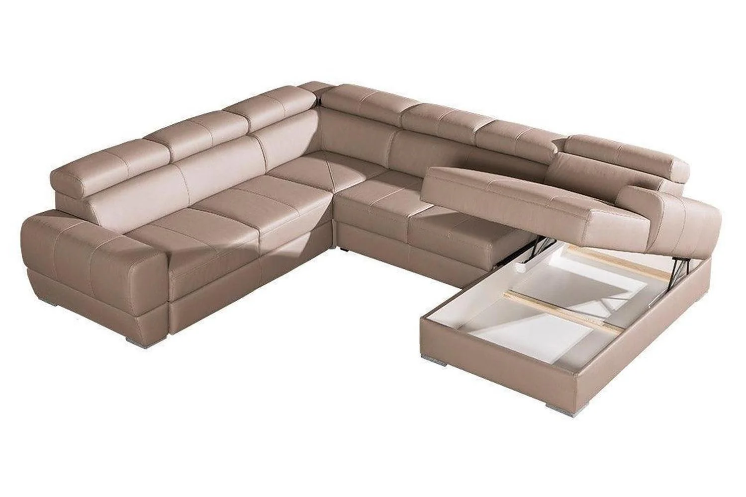 Vento III U Shape Corner Sofa Bed - Image 5
