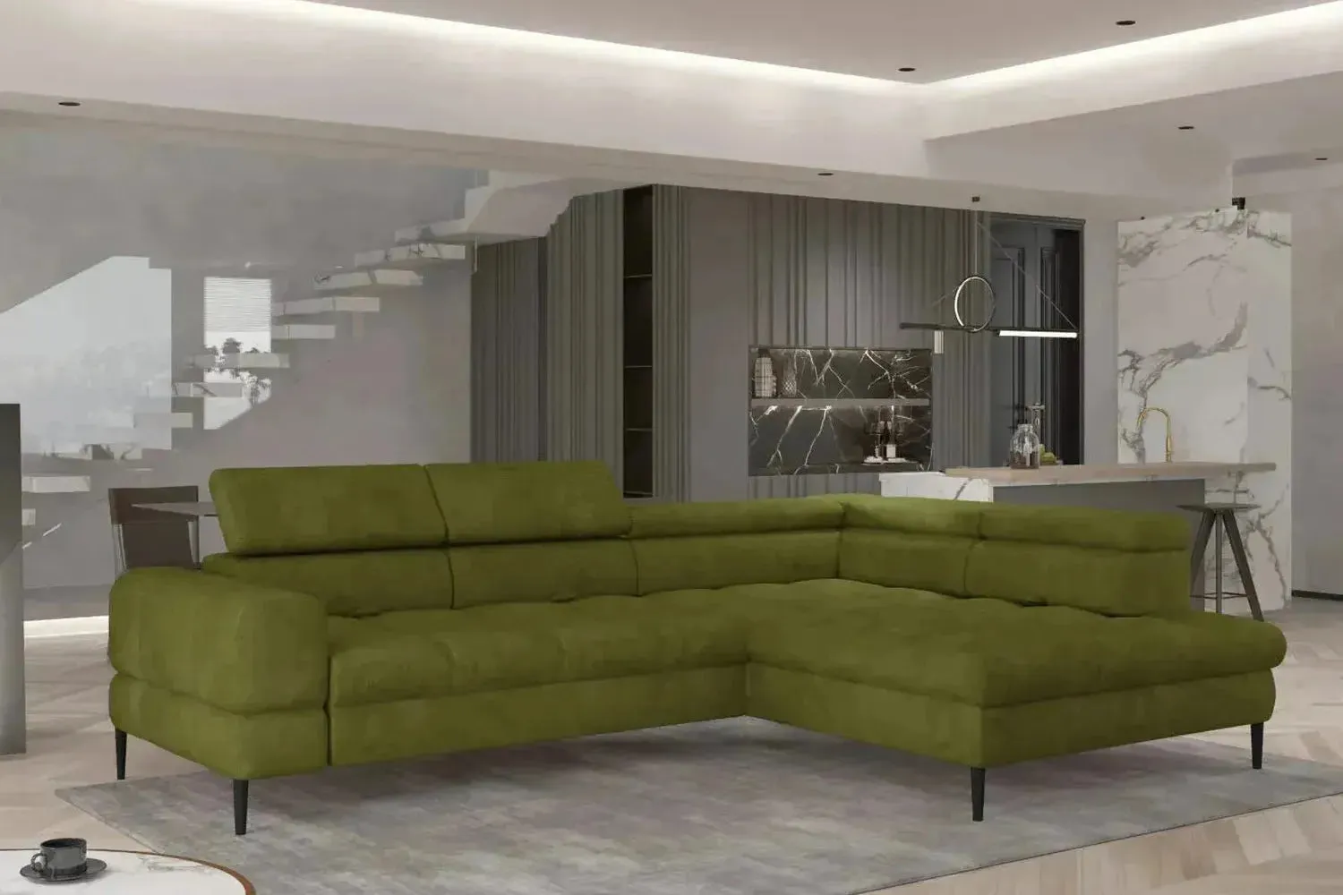 Voss L Corner Sofa Bed With Storage - Image 3