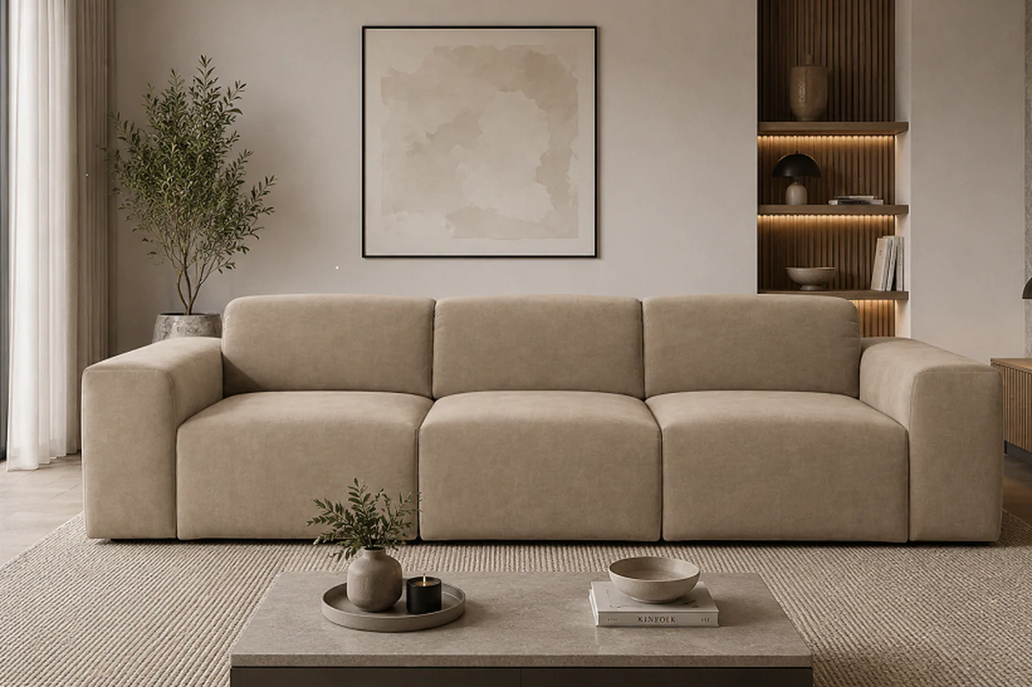 Zeus Express Delivery 3 Seater Sofa Malia Mole