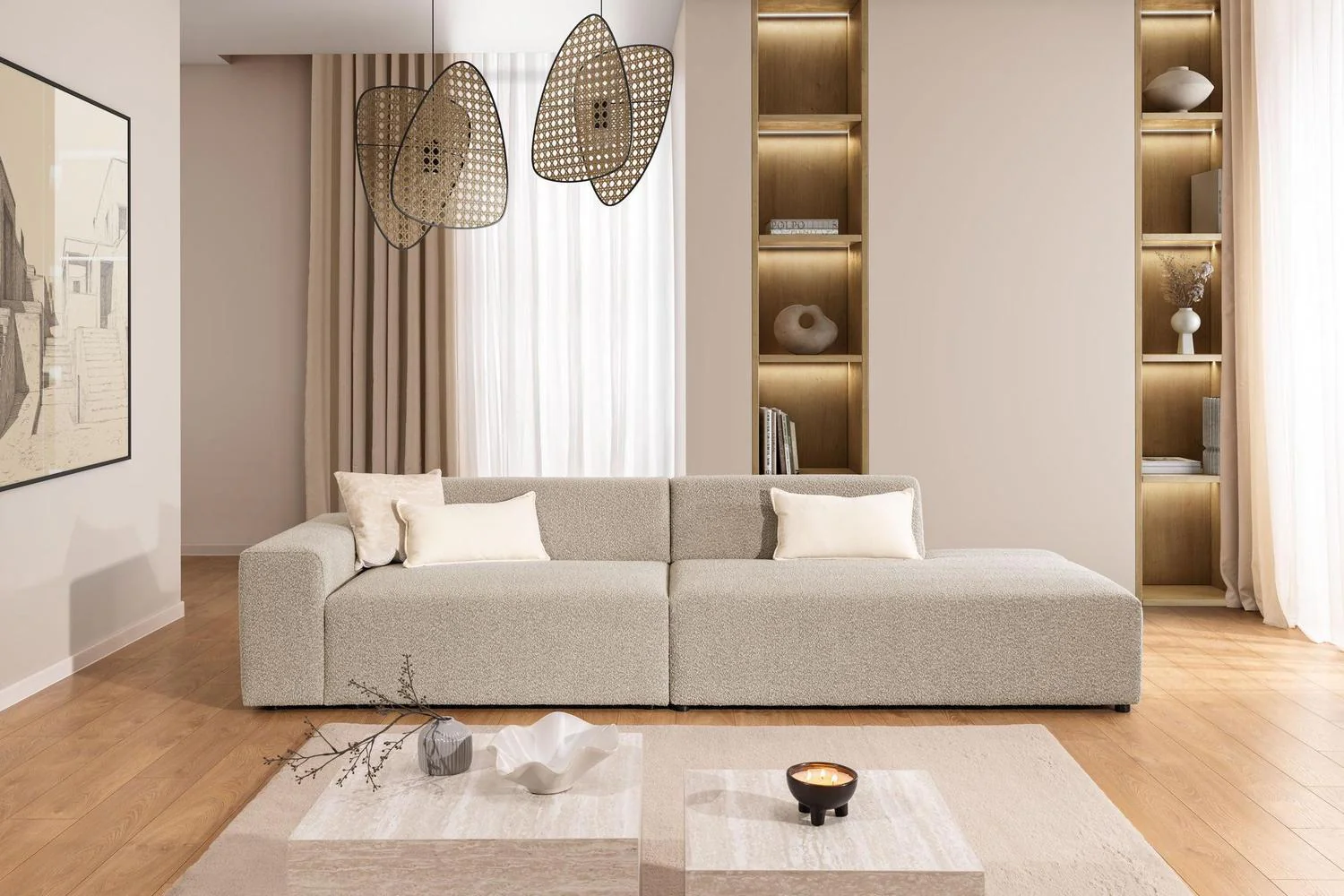Zeus I 3 Seater Sofa - Image 5