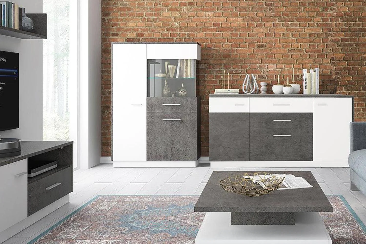 Zingaro 2 Door 2 Drawer 1 Compartment Sideboard - Image 3
