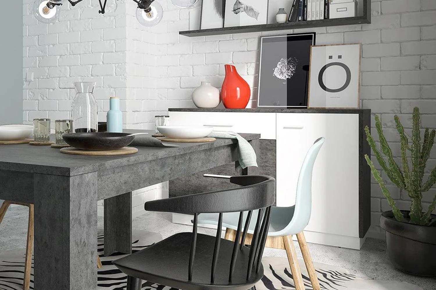 Zingaro Extending Dining Table 160-200cm - Image 3