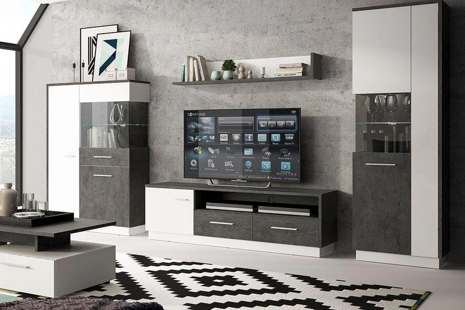 Zingaro Low Display Cabinet (Rh) - Image 4